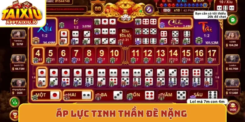 Áp lực tinh thần đè nặng